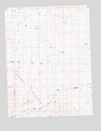 Bull Flat, CA USGS Topographic Map