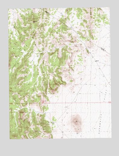 Bull Fork, NV USGS Topographic Map