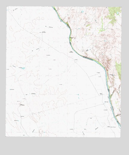 Bull Hollow Tank, TX USGS Topographic Map