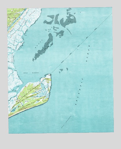 Bull Island, SC USGS Topographic Map