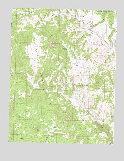Bull Mountain, CO USGS Topographic Map