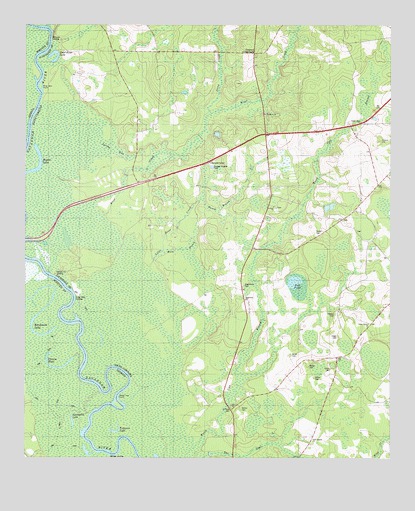 Bull Pond, SC USGS Topographic Map