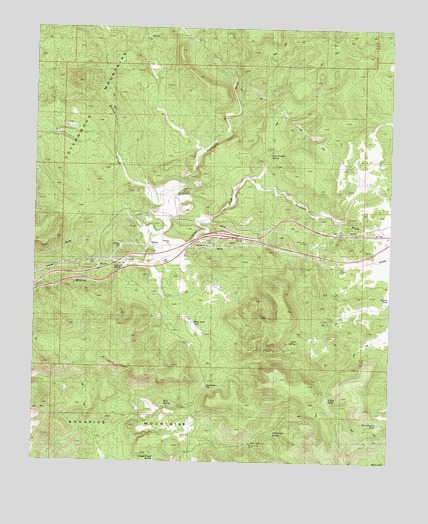 Bull Spring, AZ USGS Topographic Map
