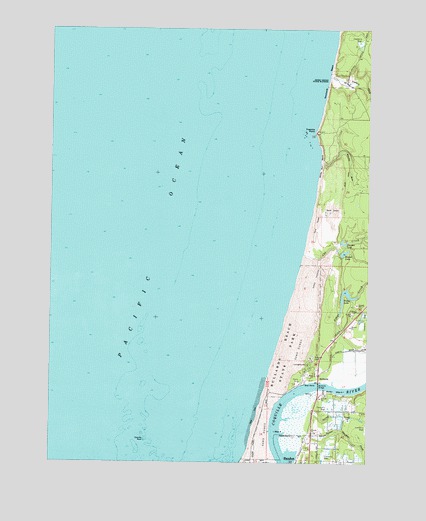 Bullards, OR USGS Topographic Map