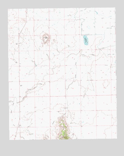 Bulldog Mesa, NM USGS Topographic Map
