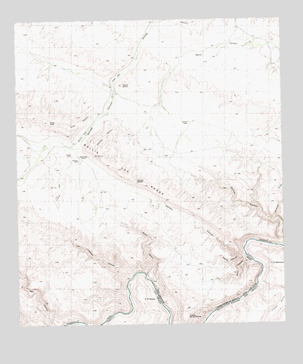 Bullis Gap, TX USGS Topographic Map