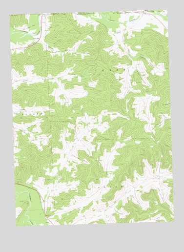 Bullis Mills, PA USGS Topographic Map