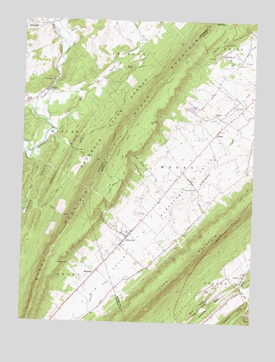 Allensville, PA USGS Topographic Map