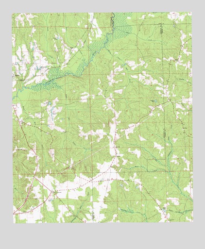 Bullock, AL USGS Topographic Map