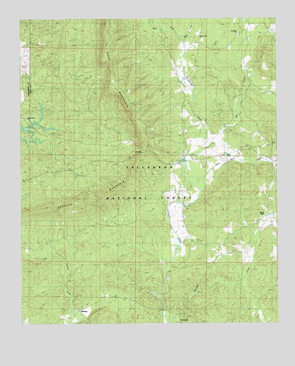 Bulls Gap, AL USGS Topographic Map