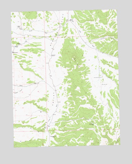 Bullwhack Summit, NV USGS Topographic Map