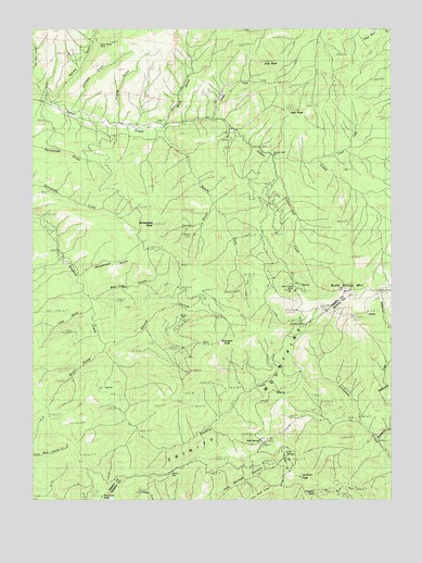 Bully Choop Mountain, CA USGS Topographic Map