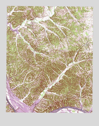 Bumpus Mills, TN USGS Topographic Map