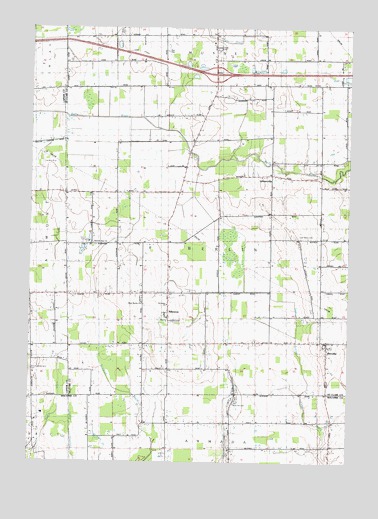 Allenton, MI USGS Topographic Map