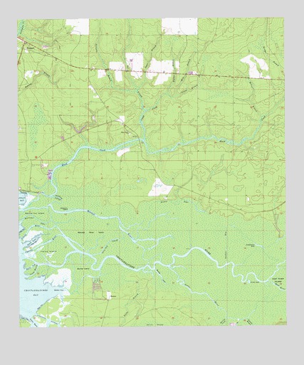 Bunker, FL USGS Topographic Map