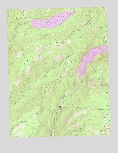 Bunker Hill, CA USGS Topographic Map