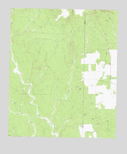 Bunker Hill, TX USGS Topographic Map