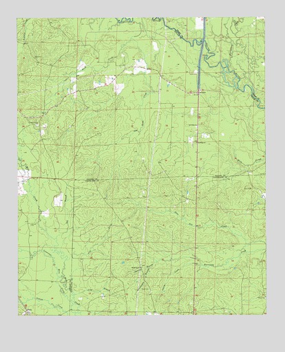 Bunn, AR USGS Topographic Map