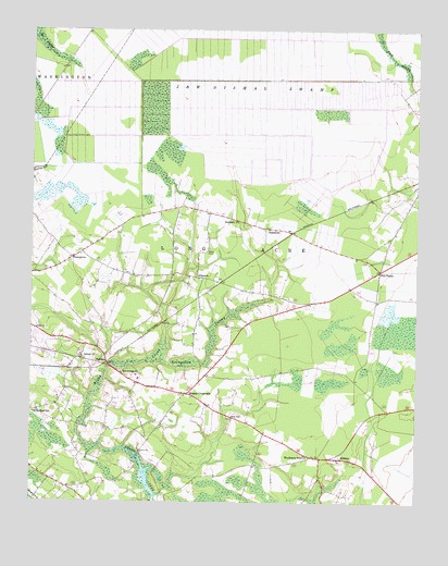 Bunyan, NC USGS Topographic Map