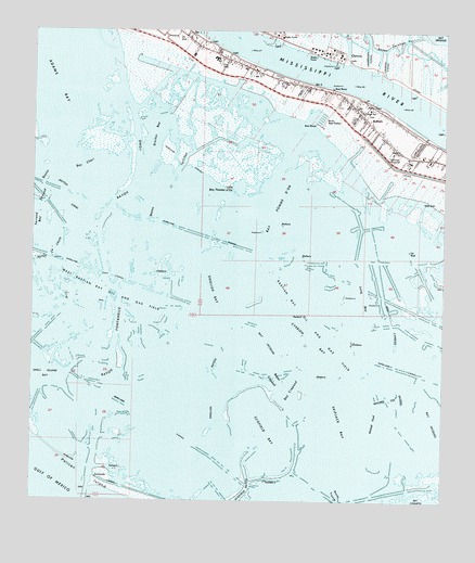 Buras, LA USGS Topographic Map
