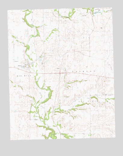 Burbank, OK USGS Topographic Map