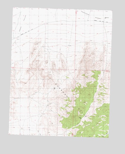 Burbank Pass, UT USGS Topographic Map
