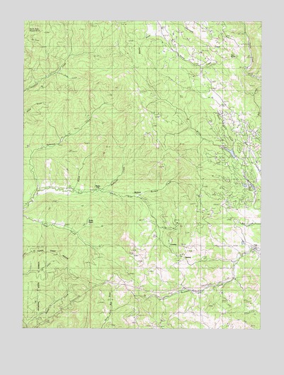Burbeck, CA USGS Topographic Map
