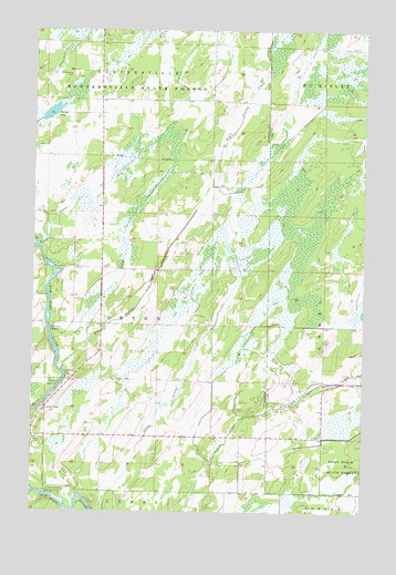 Burgen Lake, MN USGS Topographic Map