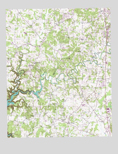 Burgess Falls, TN USGS Topographic Map