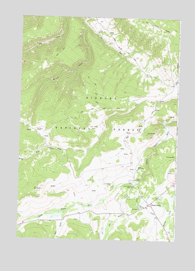 Burgess Junction, WY USGS Topographic Map