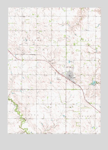Burke, SD USGS Topographic Map