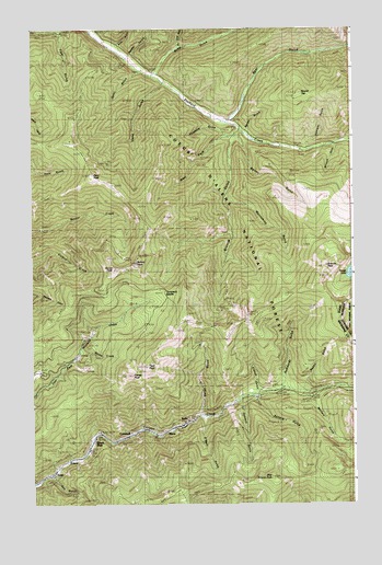 Burke, ID USGS Topographic Map