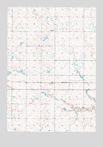 Burkmere, SD USGS Topographic Map