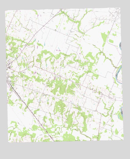 Burleigh, TX USGS Topographic Map