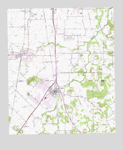 Burleson, TX USGS Topographic Map