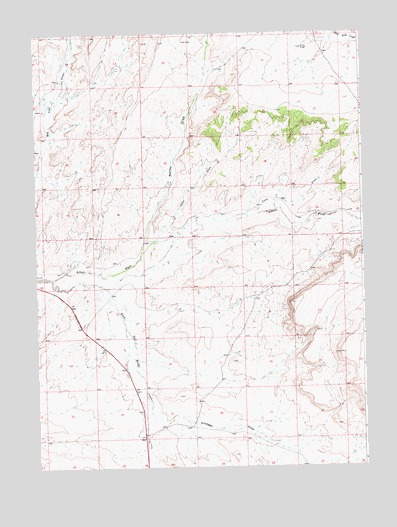 Burley Draw, WY USGS Topographic Map