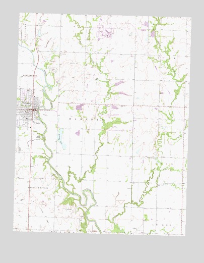 Burlington, KS USGS Topographic Map