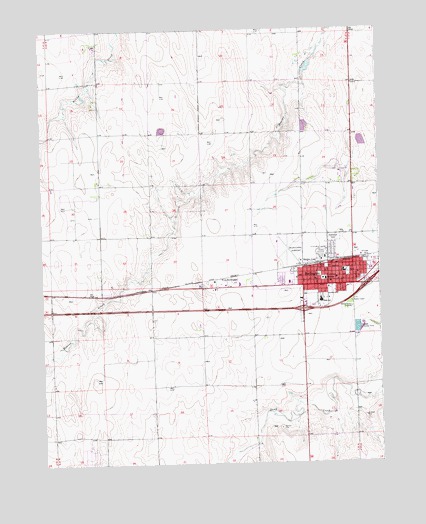 Burlington, CO USGS Topographic Map