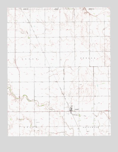 Burlington, OK USGS Topographic Map