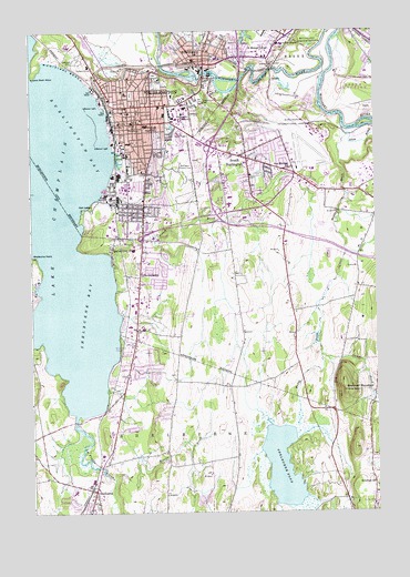 Burlington, VT USGS Topographic Map