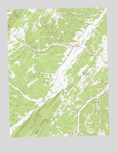 Burlington, WV USGS Topographic Map