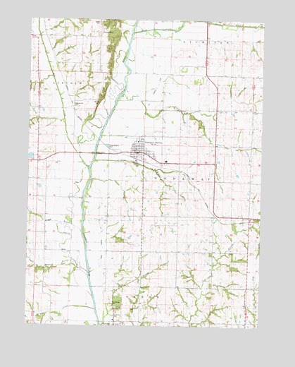 Burlington Junction, MO USGS Topographic Map