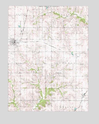 Allerton, IA USGS Topographic Map