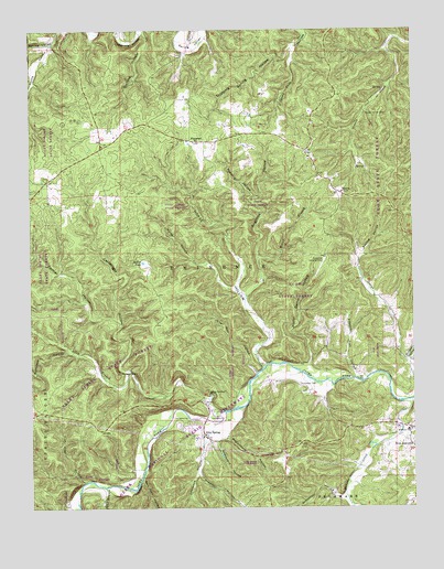 Alley Spring, MO USGS Topographic Map