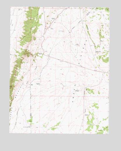 Abes Knoll, UT USGS Topographic Map