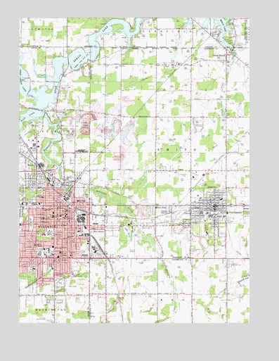 Alliance, OH USGS Topographic Map