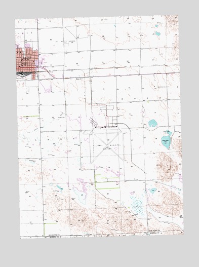 Alliance East, NE USGS Topographic Map
