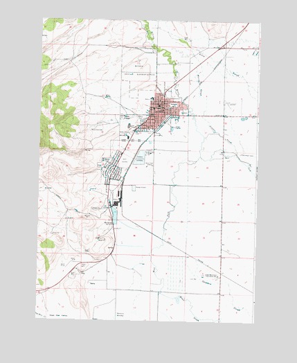 Burns, OR USGS Topographic Map