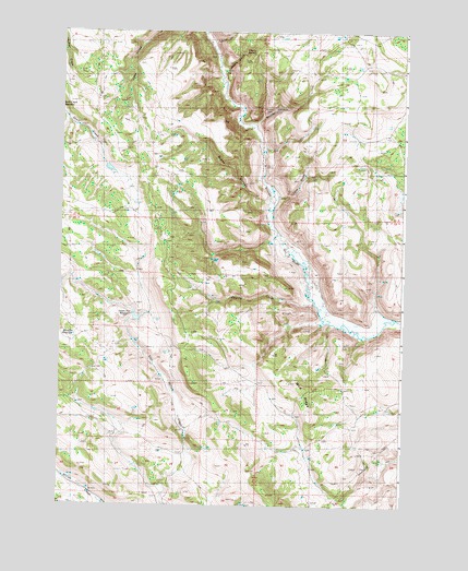 Burns NW, OR USGS Topographic Map