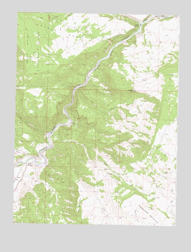 Burns South, CO USGS Topographic Map